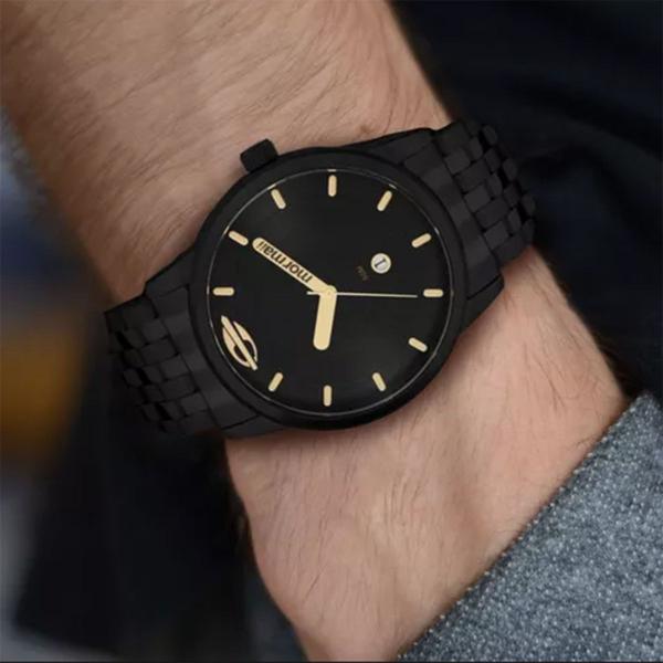Relógio Mormaii Masculino Analógico Preto Prova d' Água 5atm Imagem de Relógio Mormaii Masculino Analógico Preto Prova d' Água 5atm
