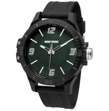 Imagem de Relógio mormaii masculino casual verde mopc21jakn/8v