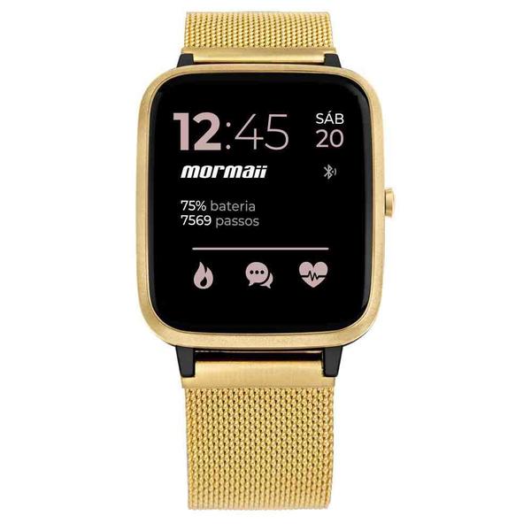 Imagem de Relogio Mormaii Smartwatch Life Dourado Unissex MOLIFEAM/7D