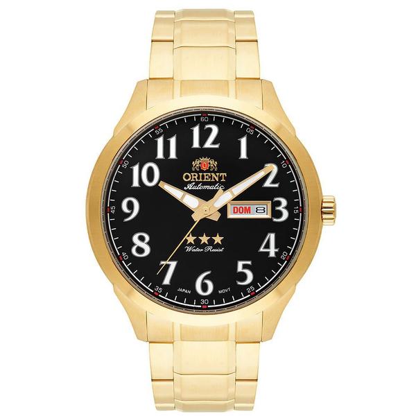 Imagem de Relógio ORIENT Automático masculino dourado 469GP074F P2KX