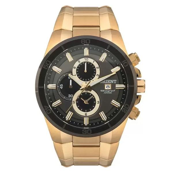 Imagem de Relógio Orient Dourado Masculino Cronógrafo MGSSC004 G1KX