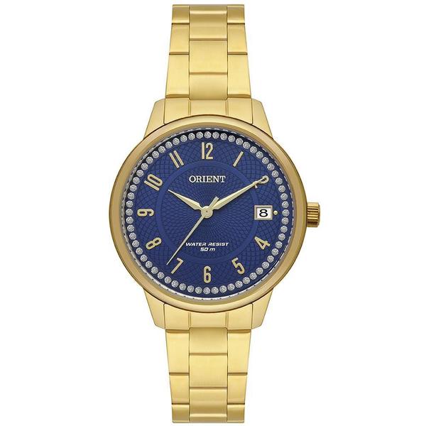 Imagem de Relógio Orient Dourado ul Strass 36mm Aço Inox