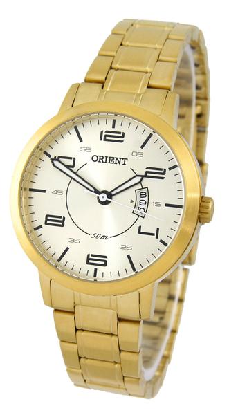 Imagem de Relógio orient feminino dourado fgss1198 c2kx