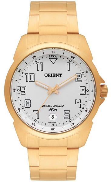 Imagem de Relógio ORIENT masculino analógico dourado MGSS1103A S2KX