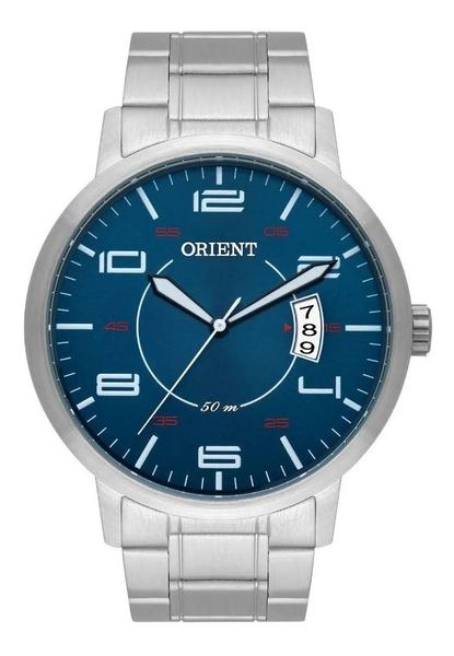 Relógio Orient Masculino Analógico Prata MBSS1381 D2SX Imagem de Relógio Orient Masculino Analógico Prata MBSS1381 D2SX