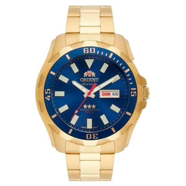 Imagem de Relógio Orient Masculino Automático Dourado 469GP078F D1KX