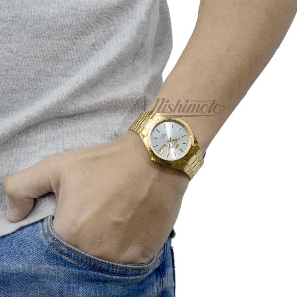 Imagem de Relogio Orient Masculino Automatico Original Dourado Aço