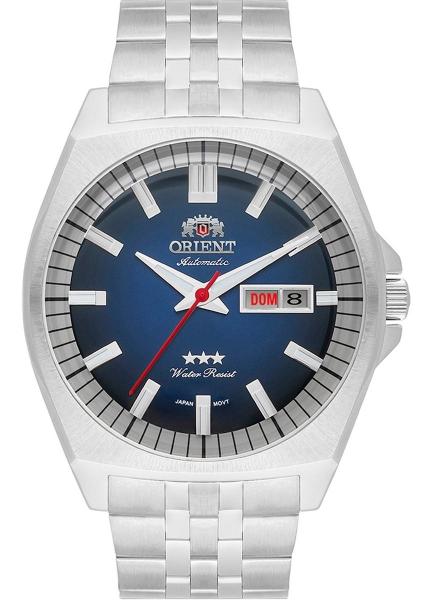 Relógio Orient Masculino Automático Prata F49SS010 D1SX Imagem de Relógio Orient Masculino Automático Prata F49SS010 D1SX