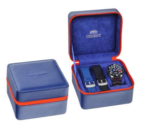 Relógio ORIENT Masculino Automático Seatech GMT NH3TT001 D1GX Titanium Imagem de Relógio ORIENT Masculino Automático Seatech GMT NH3TT001 D1GX Titanium