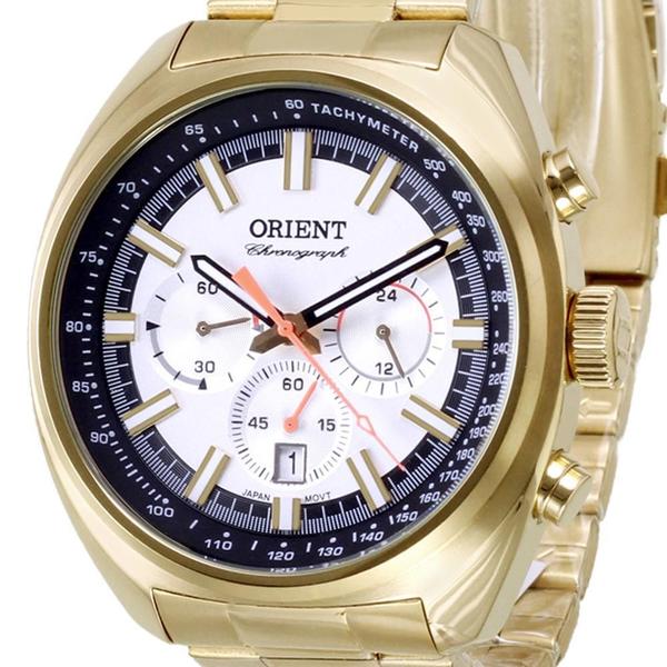 Imagem de Relógio Orient Masculino Cronógrafo Mgssc038 S1Kx Dourado