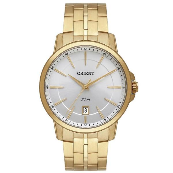 Imagem de Relógio ORIENT masculino dourado aço MGSS1230 S1KX