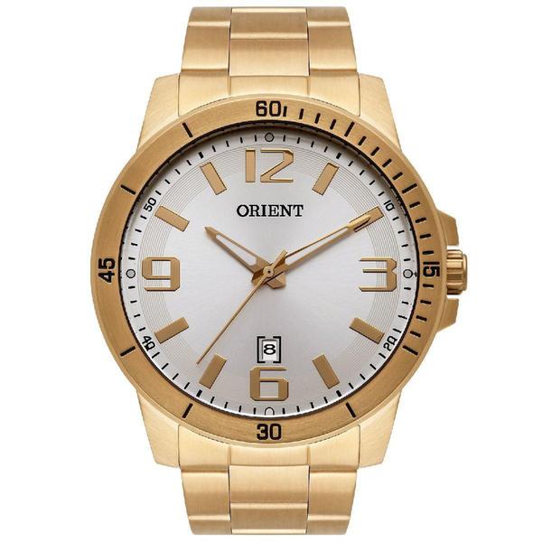Imagem de Relógio Orient Masculino Dourado Mgss1234 S2Kx Quartz Prata