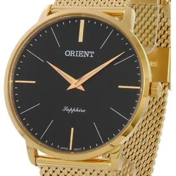 Imagem de Relógio Orient Masculino Dourado Slim - MGSSS005 P1KX