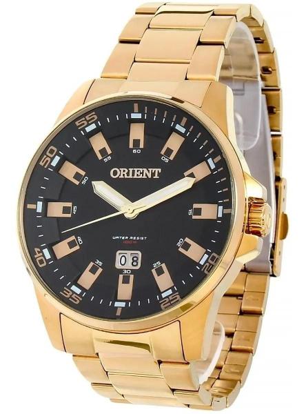 Imagem de Relógio Orient Masculino Mgss1218 P1kx Preto Dourado