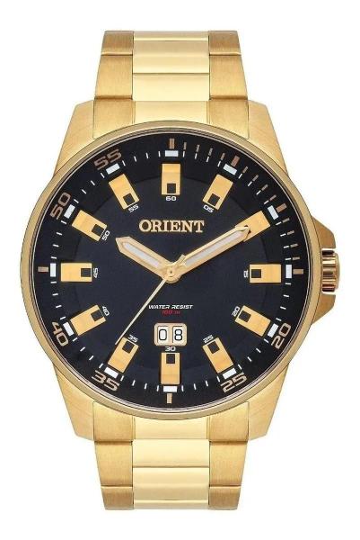 Imagem de Relógio Orient Masculino Mgss1218 P1kx Preto Dourado