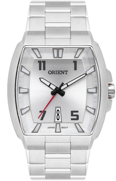 Imagem de Relógio ORIENT masculino prata quadrado GBSS1054 S2SX