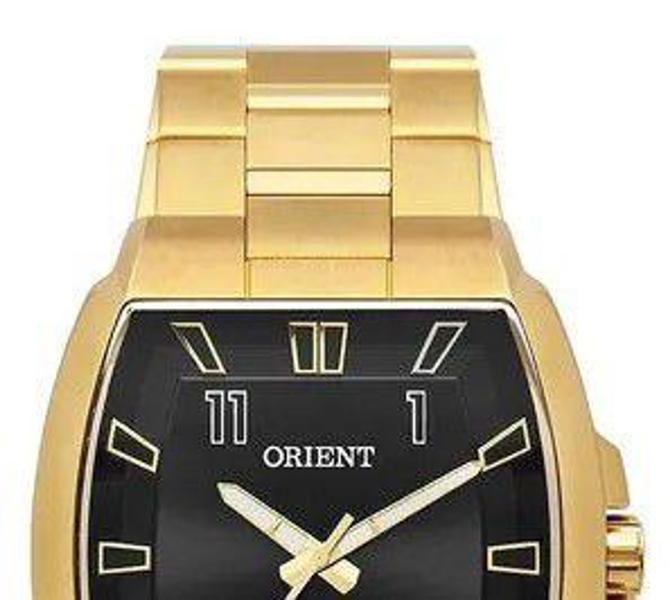 Imagem de Relógio Orient Masculino Quadrado Dourado GGSS1018 P2KX