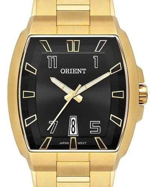 Imagem de Relógio Orient Masculino Quadrado Dourado GGSS1018 P2KX