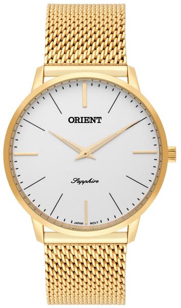 Imagem de Relógio Orient Masculino Slim Mgsss005 S1kx Safira Dourado