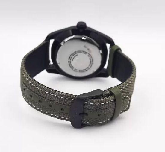 Imagem de Relogio Orient Masculino SOLAR verde caixa preta com calendario pulseira em nylon MPSN1004 E2EB