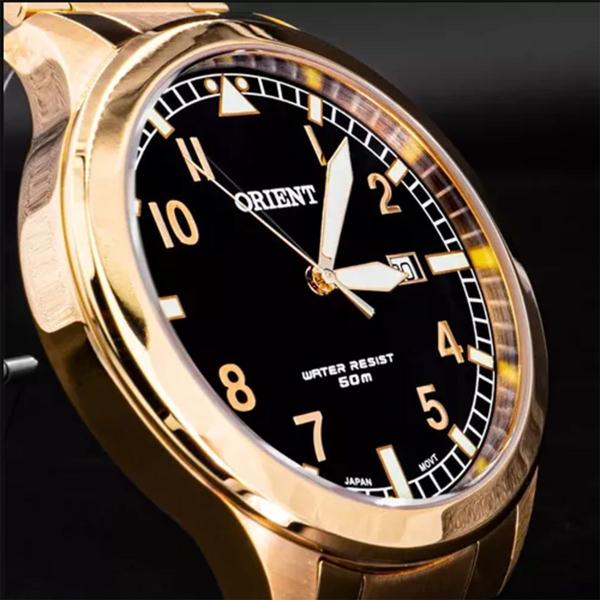 Imagem de Relógio Orient MGSS1181 P2KX Dourado Grande Original Social