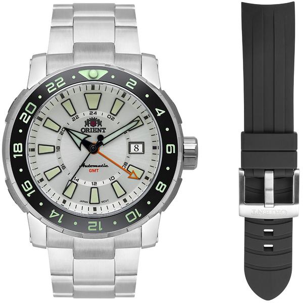 Imagem de Relógio Orient  Prateado  Poseidon GMT   Automático  NH3SS002 S1SX