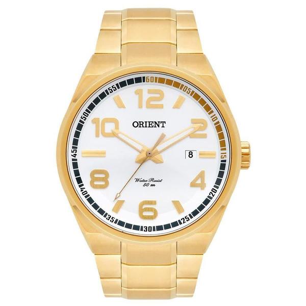 Imagem de Relógio orient - quartz, anlgo. cx.aço inox.cal mgss1134 s2kx dourado