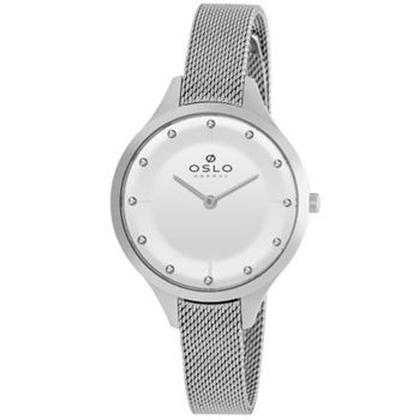 Imagem de Relógio Oslo Feminino Slim OFBSSS9T0018-B1SX Prata