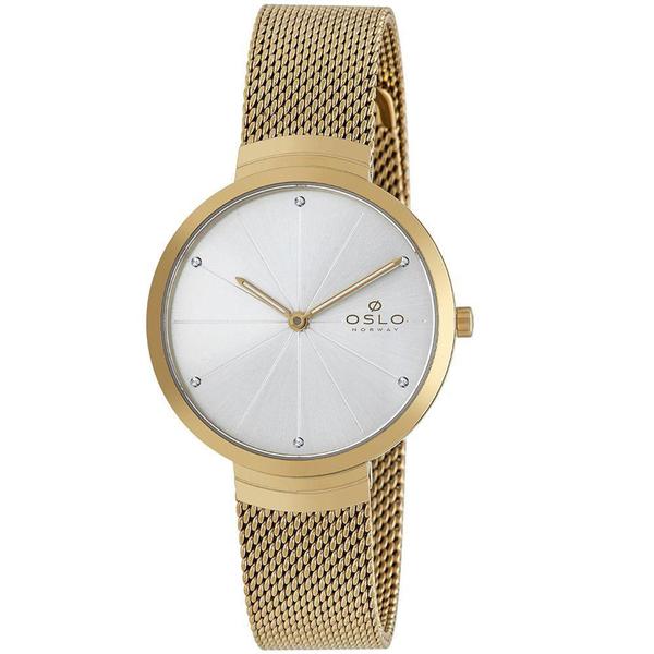 Imagem de Relógio Oslo Feminino Slim OFGSSS9T0021 S1KX Dourado Mesh