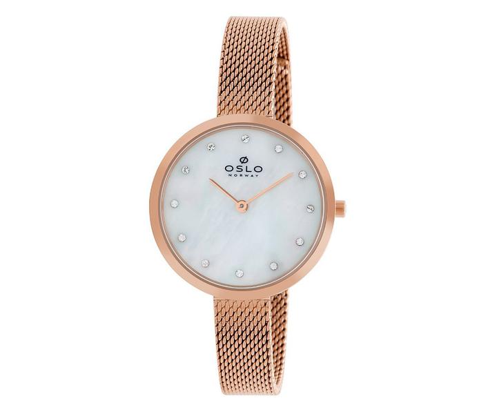 Imagem de Relógio Oslo Feminino Slim OFRSSS9T0002 B1RX Rosê Gold