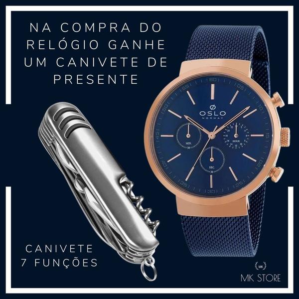 Imagem de Relógio Oslo Original OMTSSCVD0005 D1DXMasculino Aço Com Vidro Safira