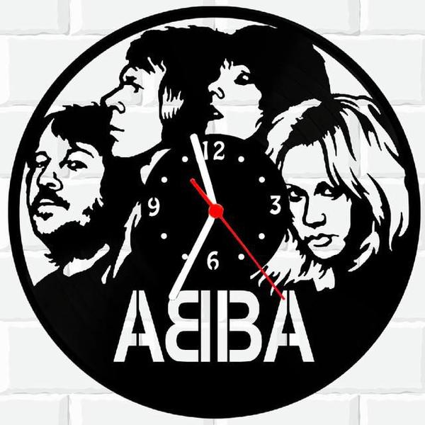 Imagem de Relógio Parede Vinil LP ou MDF Abba Música 2