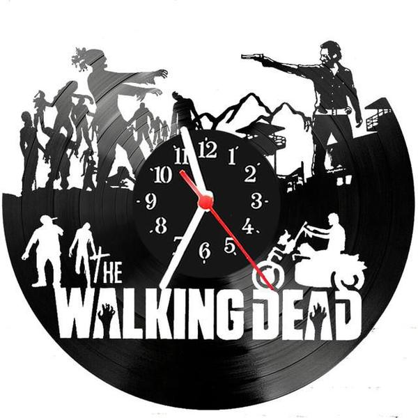 Imagem de Relógio Parede Vinil LP ou MDF Walking Dead Serie 1