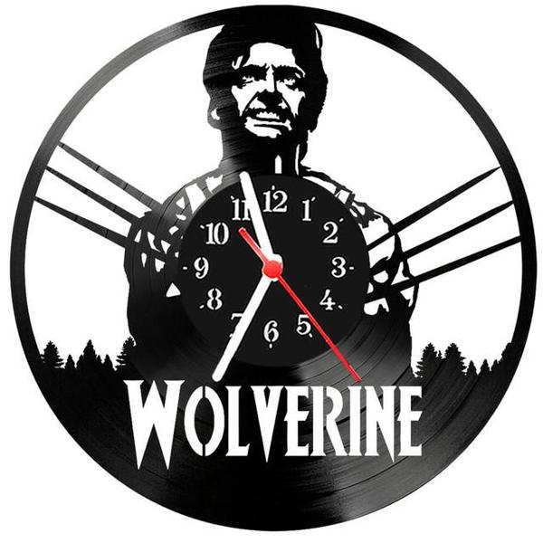 Imagem de Relógio Parede Vinil LP ou MDF Wolverine X-Men Marvel