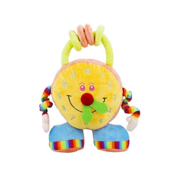 Imagem de Relógio Pelúcia 24 Cm Altura Multicolor Com Pernas E Mãos