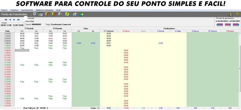 Imagem de Relogio Ponto Eletronico Funcionarios Henry Vegas Cartografico