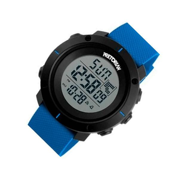 Imagem de Relogio Pretorian Digital Masculino Esportivo Azul WPRT-30-2