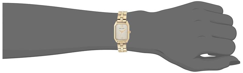 Relógio: pulseira feminina Anne Klein, dourada, 30 m, resistente à água Imagem de Relógio: pulseira feminina Anne Klein, dourada, 30 m, resistente à água