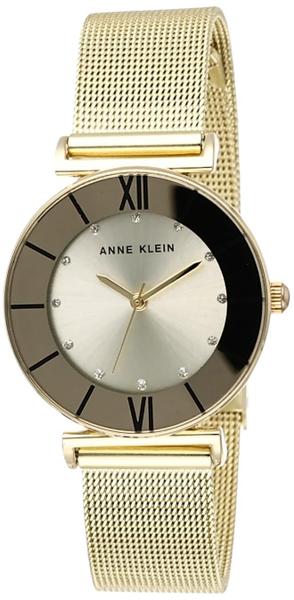 Imagem de Relógio: pulseira feminina de malha com detalhes em glitter da Anne Klein