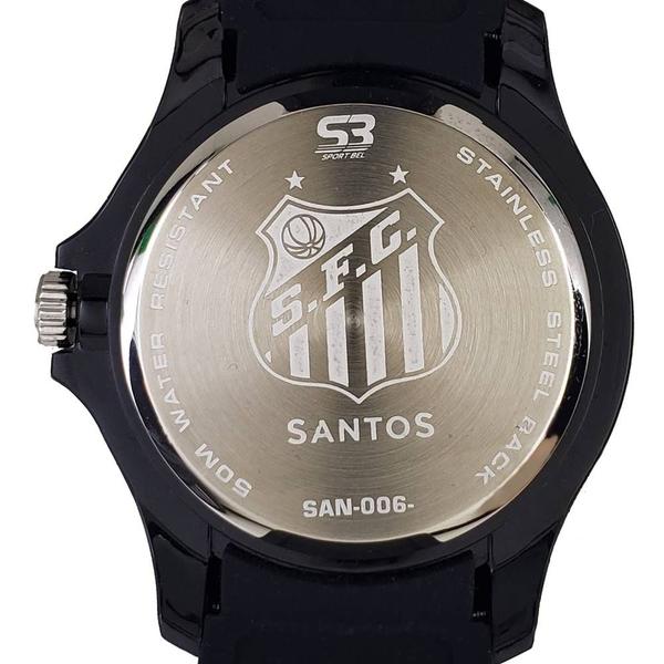 Imagem de Relógio Santos FC Masculino Ref: San-006-2 Futebol Peixe