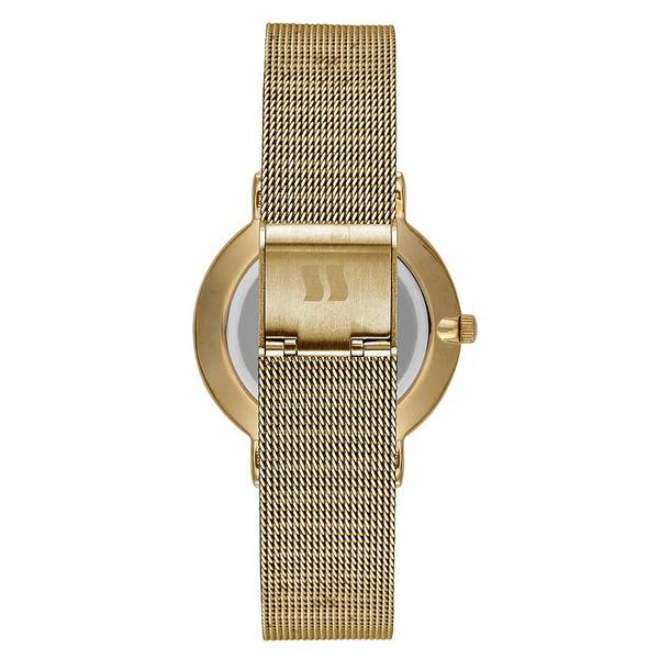 Imagem de Relogio Seculus feminino dourado médio pulseira esteira 77188LPSVDS1