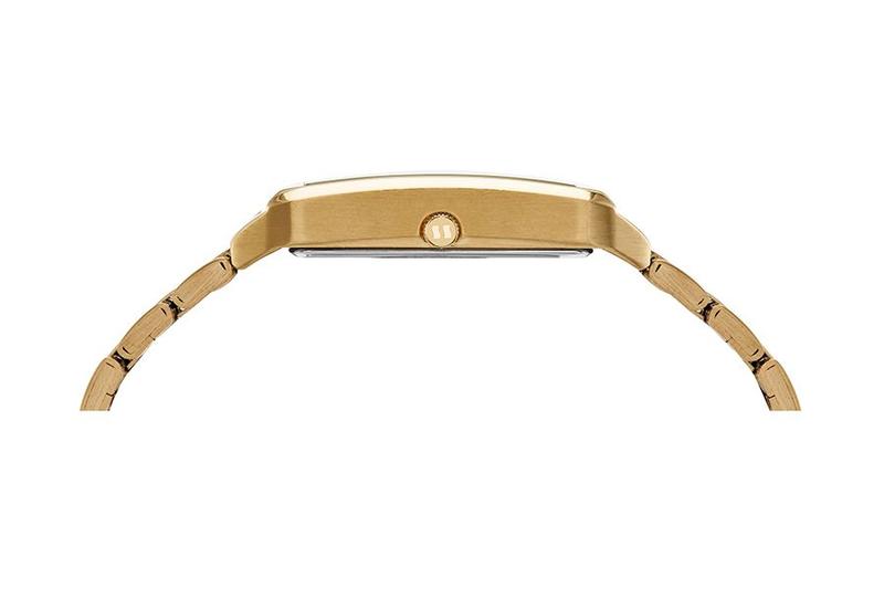 Imagem de Relogio Seculus feminino dourado quadrado grande Long Life Banhado folheado 44118LPSVDA1