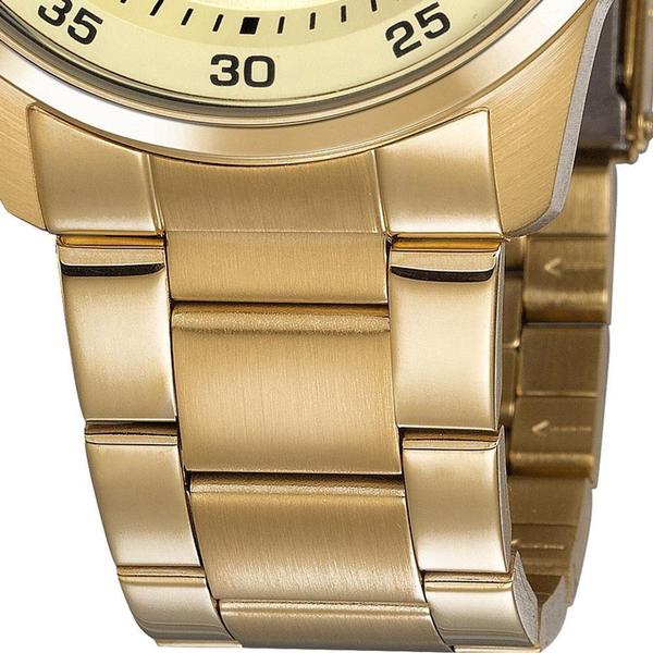 Imagem de Relógio Seculus Masculino Dourado Long Life 20786GPSVDA2 Analógico 5 Atm Cristal Mineral