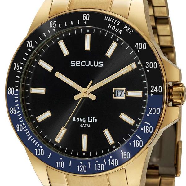 Imagem de Relógio Seculus Masculino Long Life 44043GPSVDA2