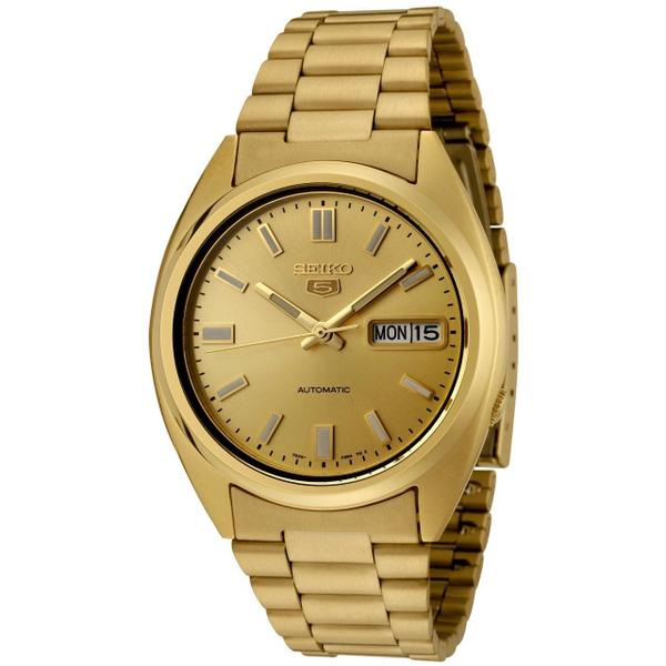 Imagem de Relógio Seiko SNXS80K 5 automático para homens em aço dourado