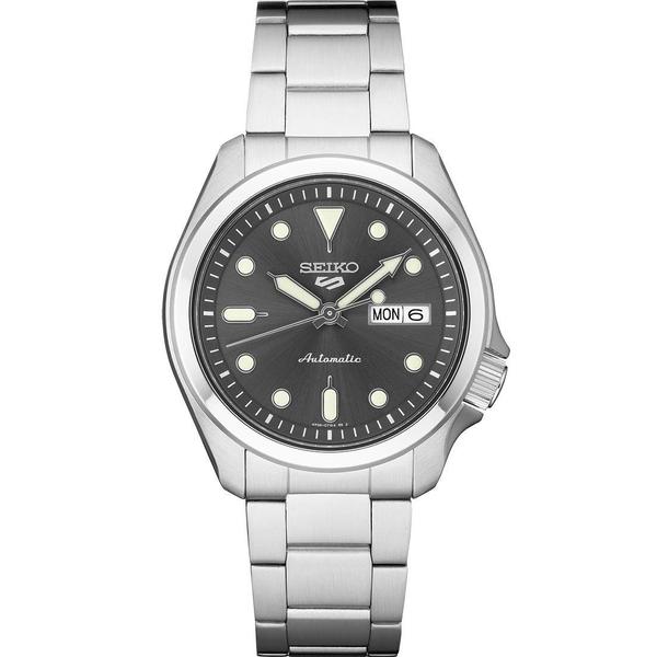 Imagem de Relógio SEIKO SRPE51 5 Sports Automatic para homens com mostrador cinza