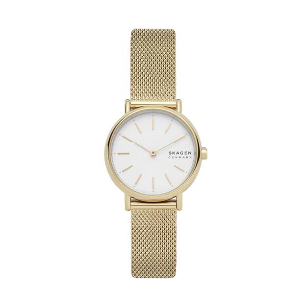 Imagem de Relógio Skagen Signatur Lille em aço inoxidável dourado a duas mãos