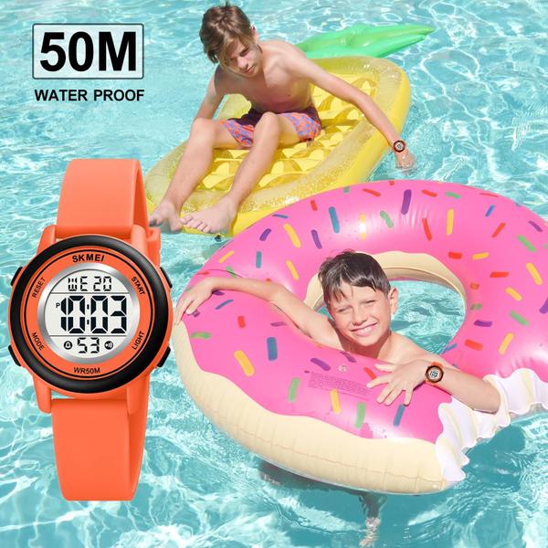 Imagem de Relógio SKMEI Kids Digital Sport Waterproof LED Alarm Stopwatc