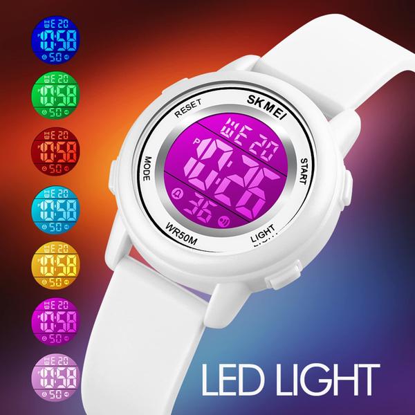 Imagem de Relógio SKMEI Kids Digital Sport Waterproof LED Alarm Stopwatc