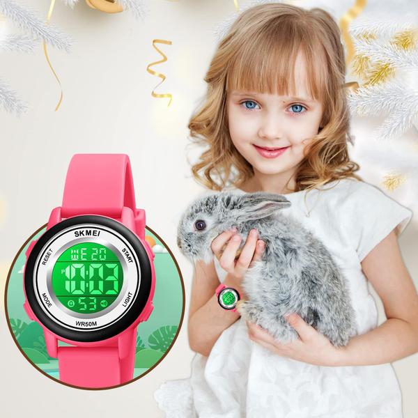 Imagem de Relógio SKMEI Kids Digital Sport Waterproof LED Alarm Stopwatc